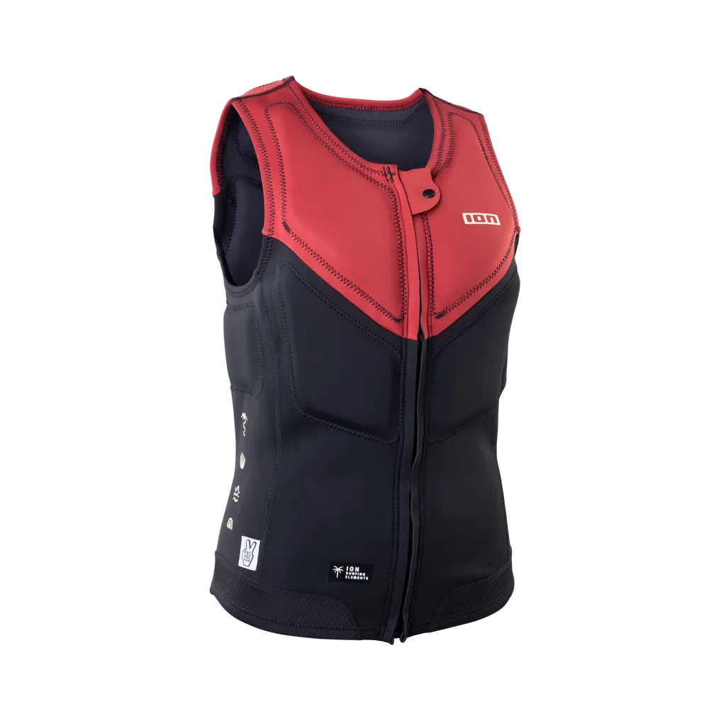 ION Damen Kite Impactvest Ivy - Scarlet Red