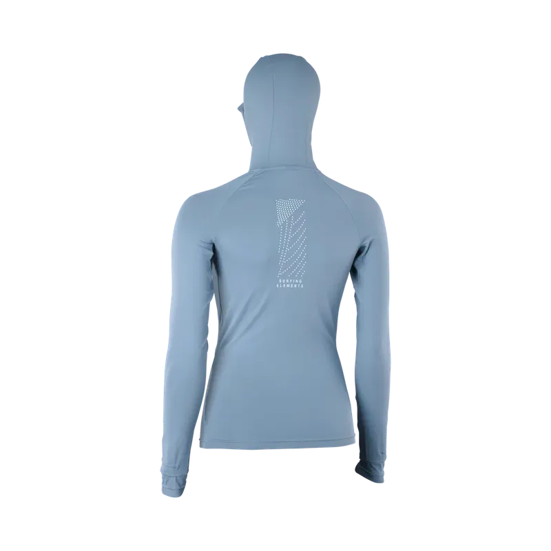 ION Damen Lycra Sun Pro Langarm - Silver/Green