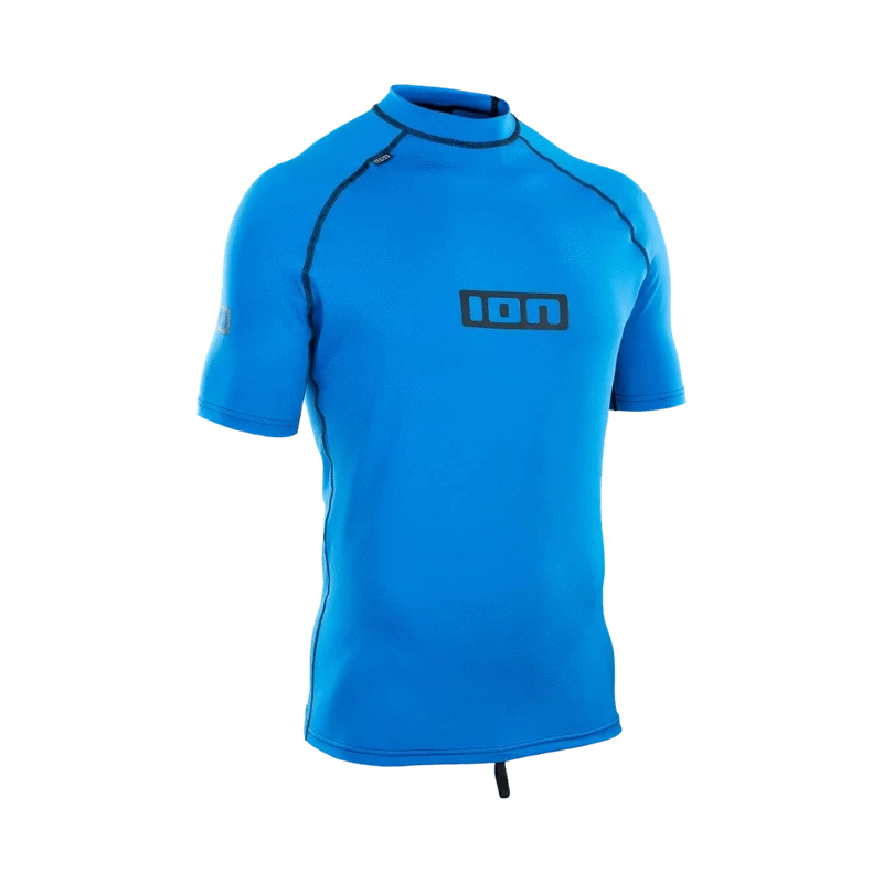 ION Herren Lycra Promo Rashguard kurzarm - blue