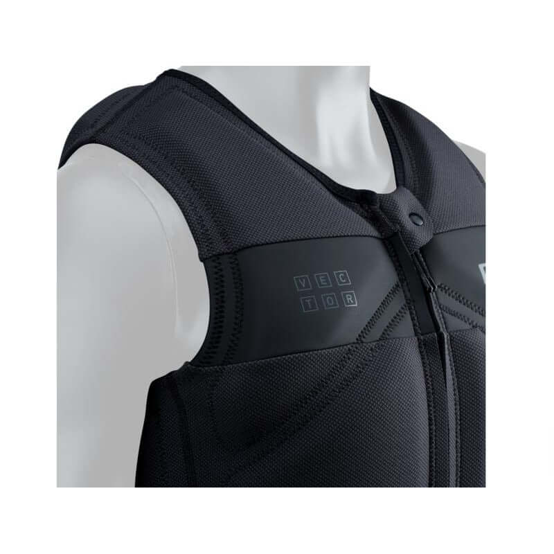 ION Vector Vest Select Frontzip Kite Prallschutzweste - graphite/grey