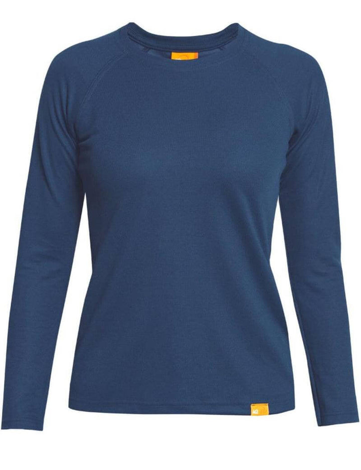 IQ-UV Cool Shirt Langarm Damen - blau