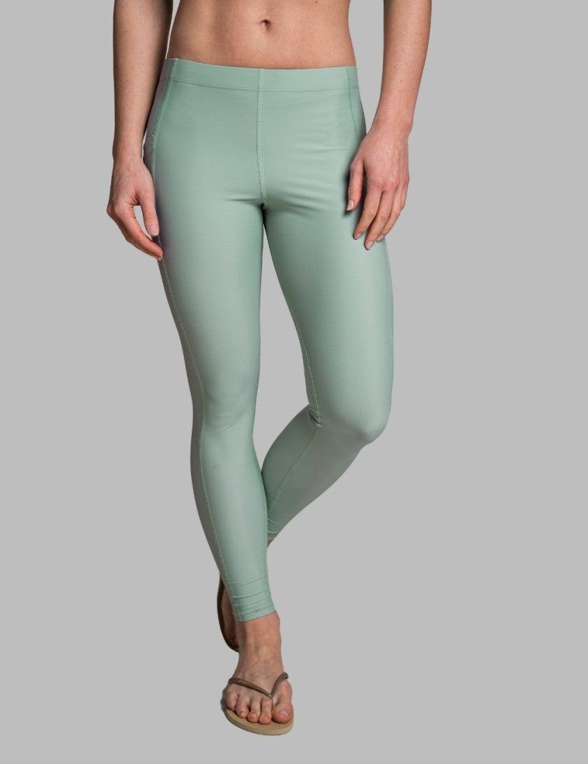 IQ-UV Damen Leggins UPV 300 Slim Fit mit Handy Tasche - grün