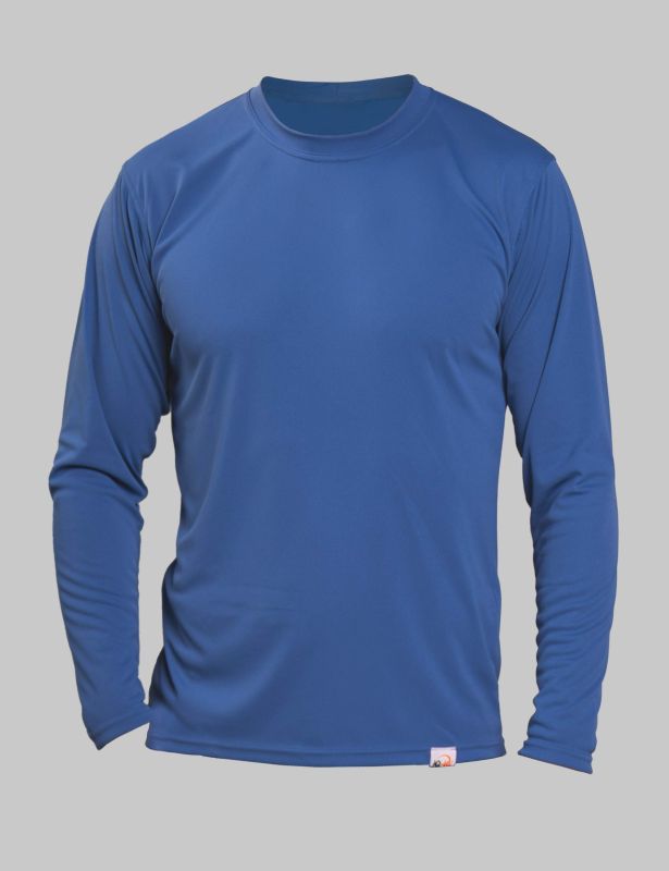 IQ-UV Herren Lycra Air-Pro langarm - blau
