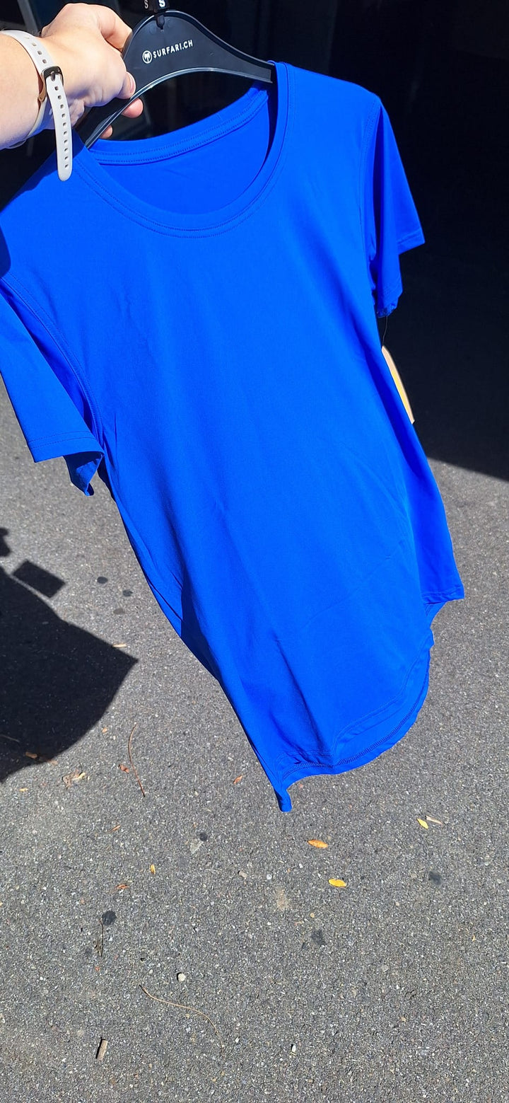 IQ-UV Herren Lycra FREE Shirt kurzarm - blau