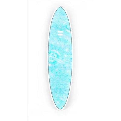 Indio Endurance Surfboard The Egg 6'8" 44.9L - Swirl Effect Blue Mint