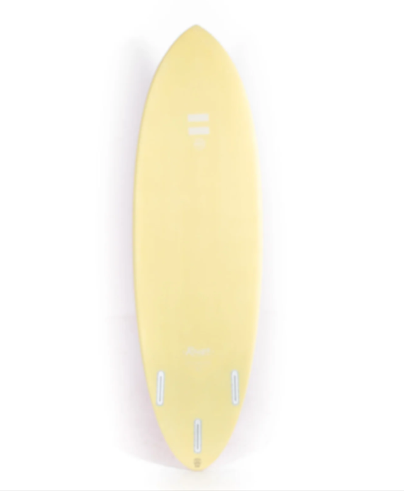 Indio Surfboards Racer 6'4" 42L - Cream Flamingo