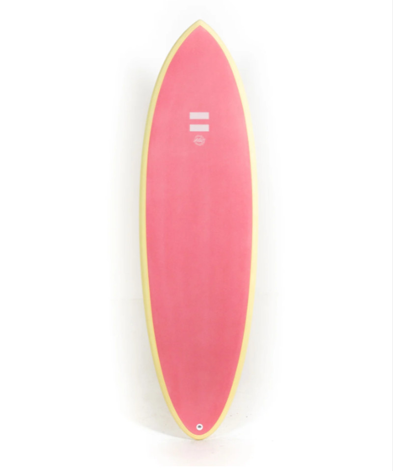 Indio Surfboards Racer 6'4" 42L - Cream Flamingo