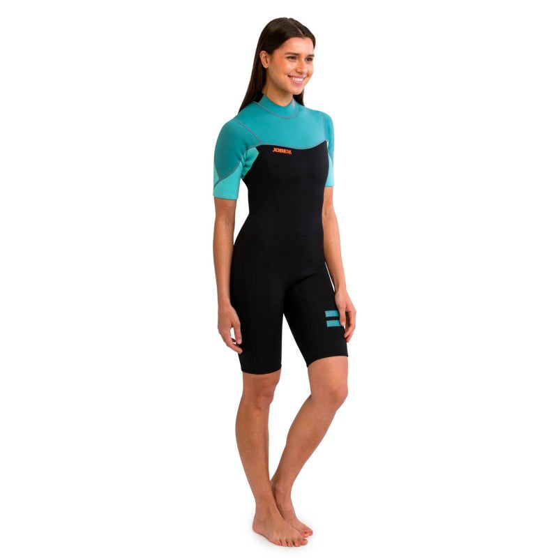 JOBE Damen Sofia Shorty 3/2mm Backzip - Teal