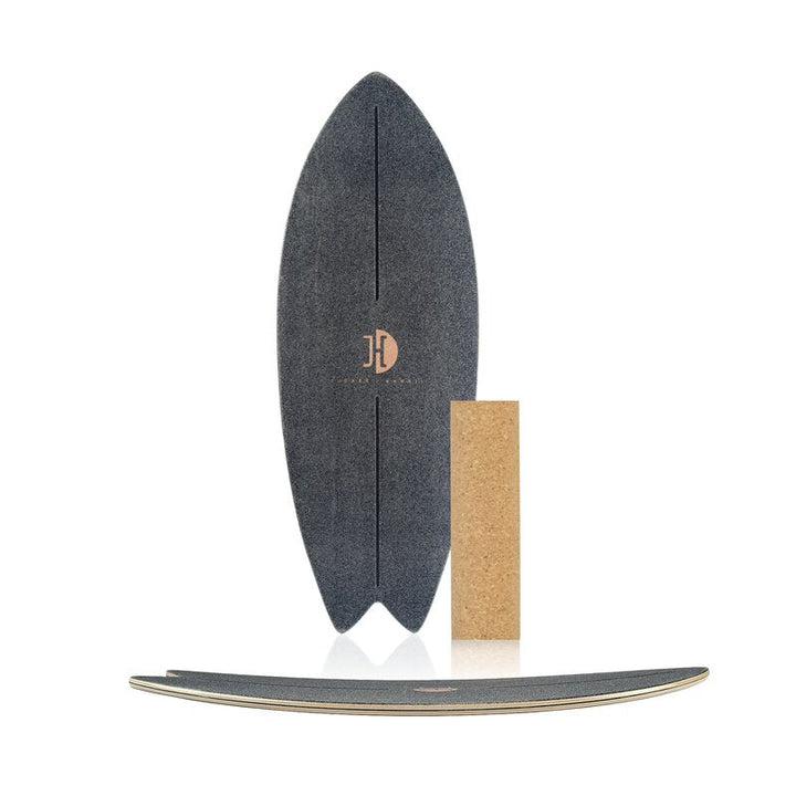 Jucker Hawaii Balanceboard Ocean Rocker Black inkl Trickrolle