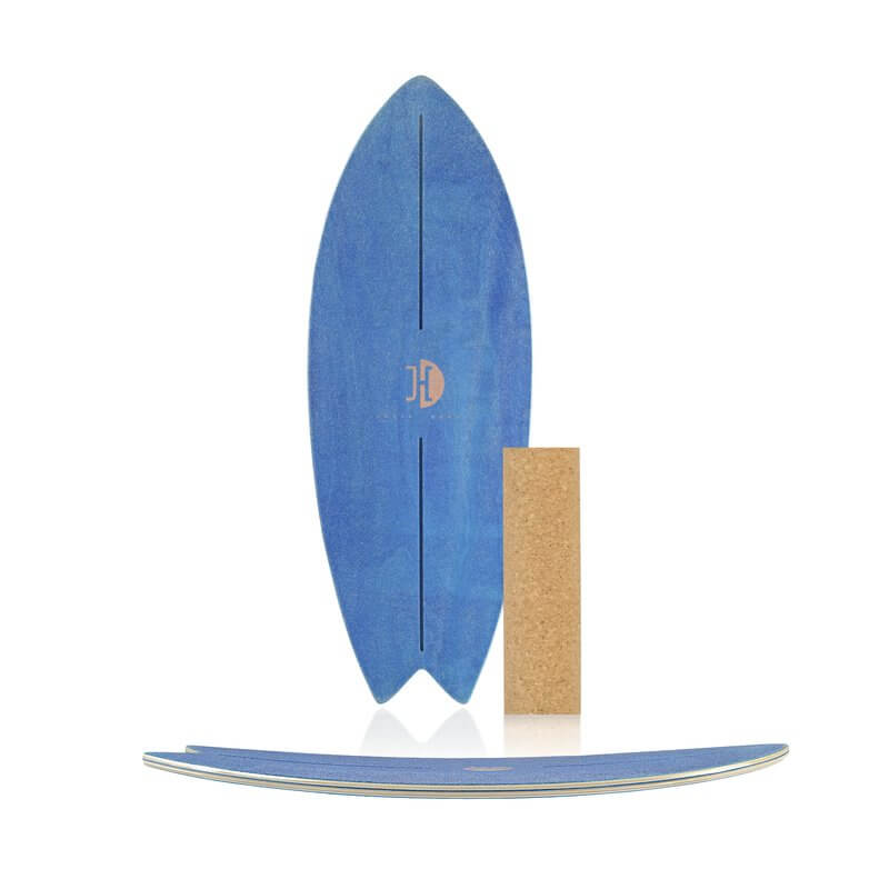 Jucker Hawaii Balanceboard Ocean Rocker Blue inkl Trick Rolle