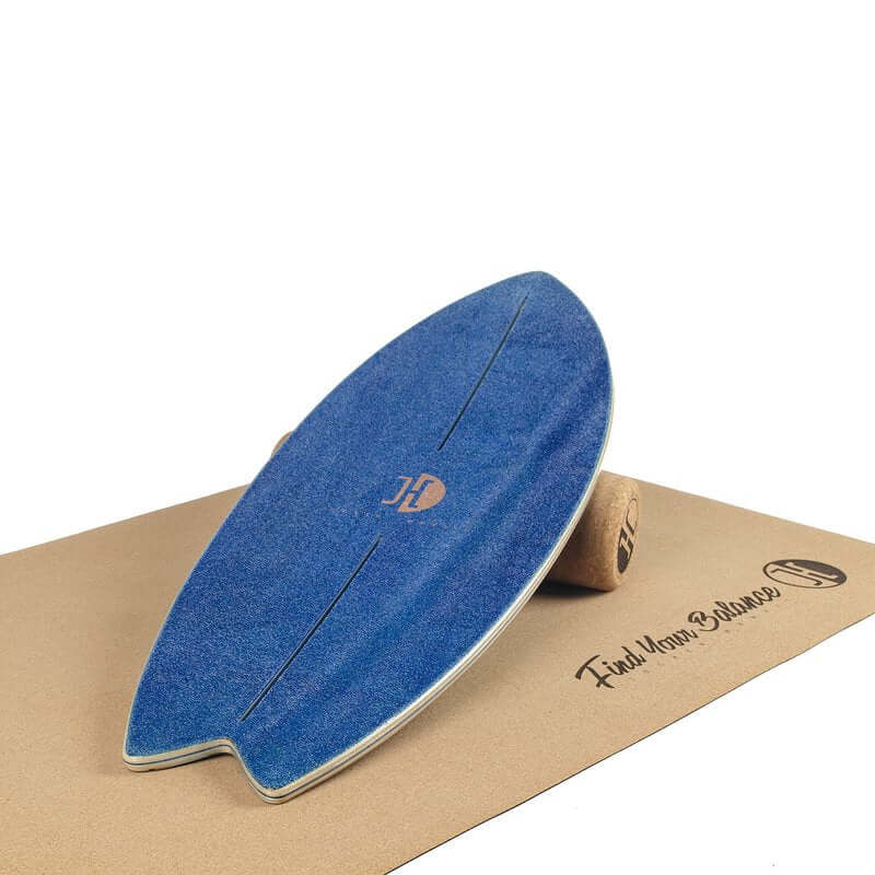 Jucker Hawaii Balanceboard Ocean Rocker Blue inkl Trickrolle