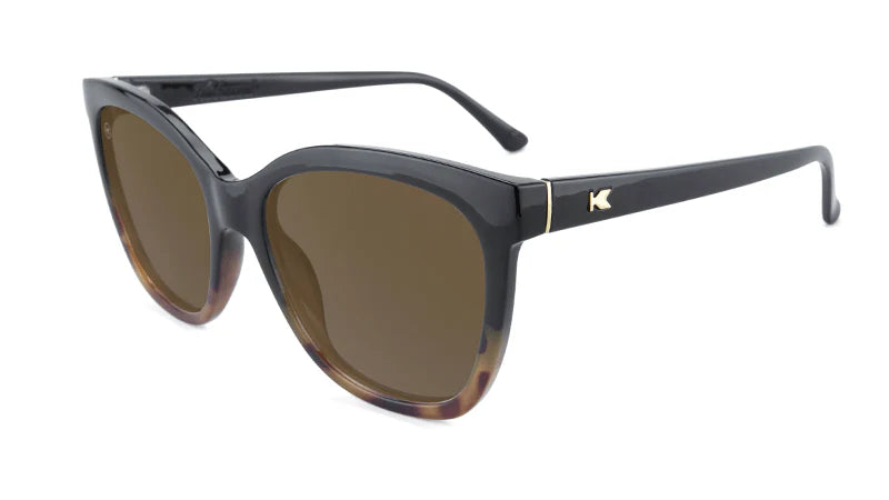 Knockaround Sonnenbrille Deja Views - Glossy Black & Blonde Tortoise Shell Fade
