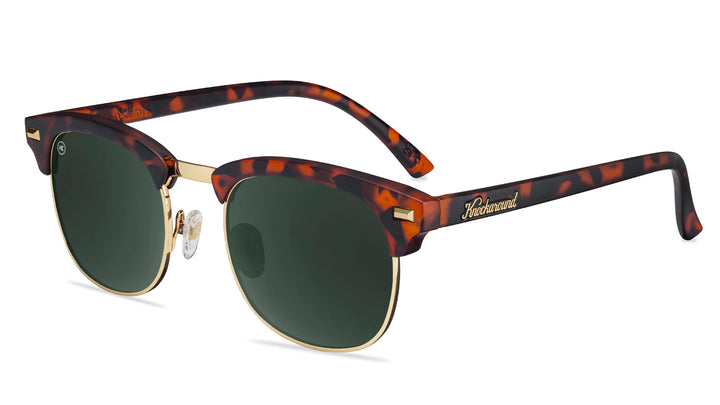 Knockaround Sonnenbrillen Brooklines - Matte Tortoise Shell & Gold