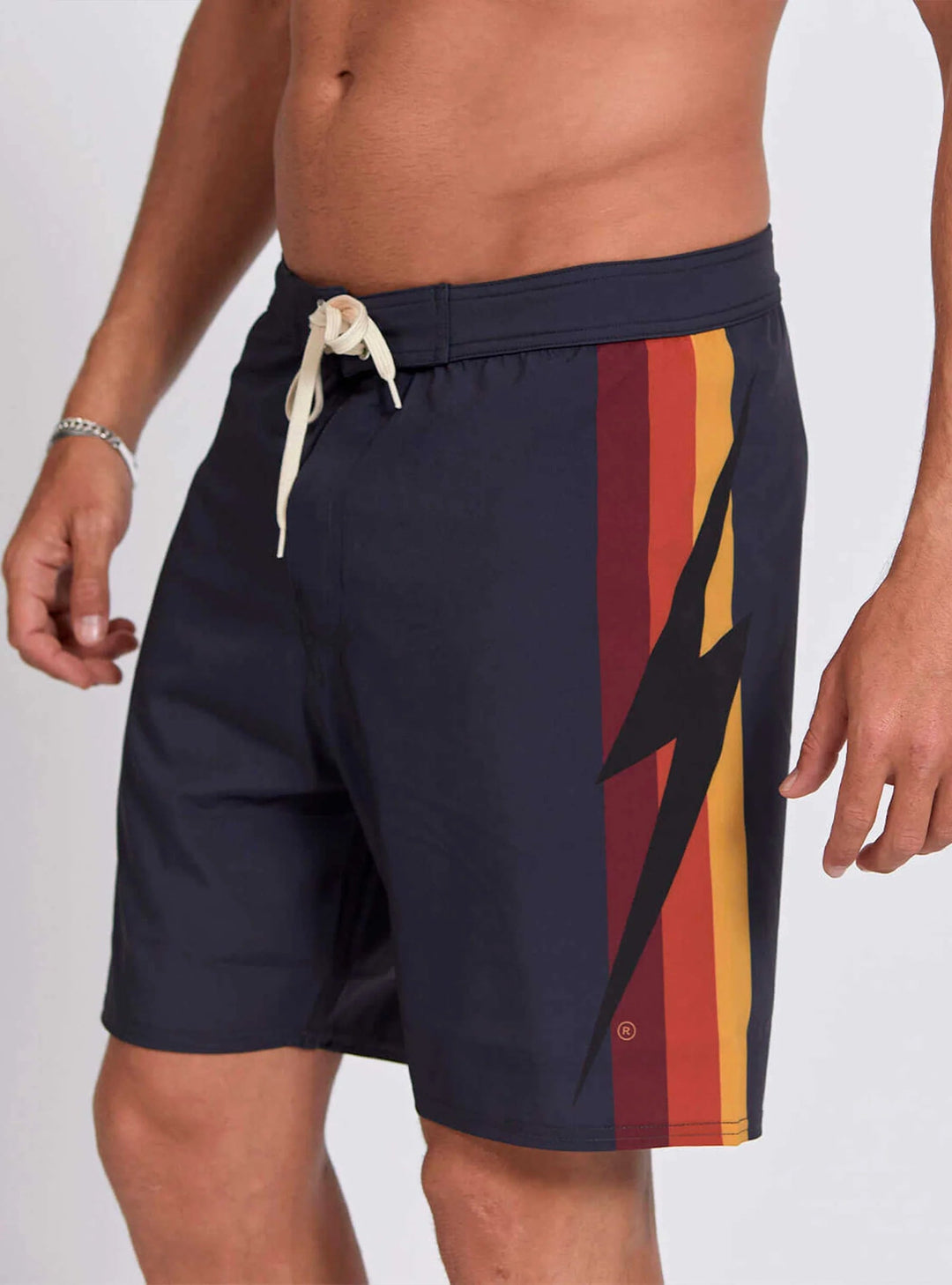 Lightning Bolt Herren Boardshorts 70'S RETRO - black