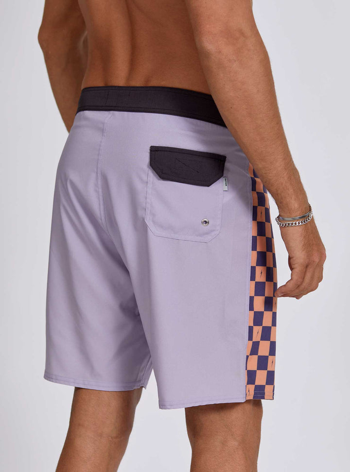 Lightning Bolt Herren Boardshorts Pro Retro Series - lila