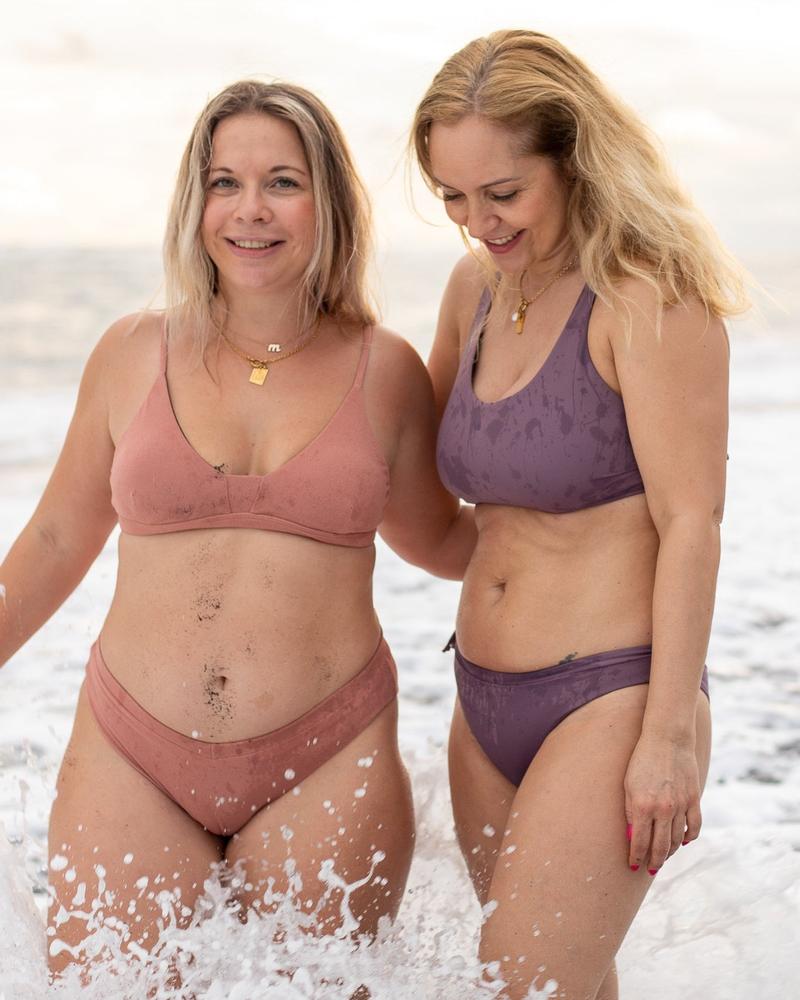 Main Design Bikini Bottom Blush Surf