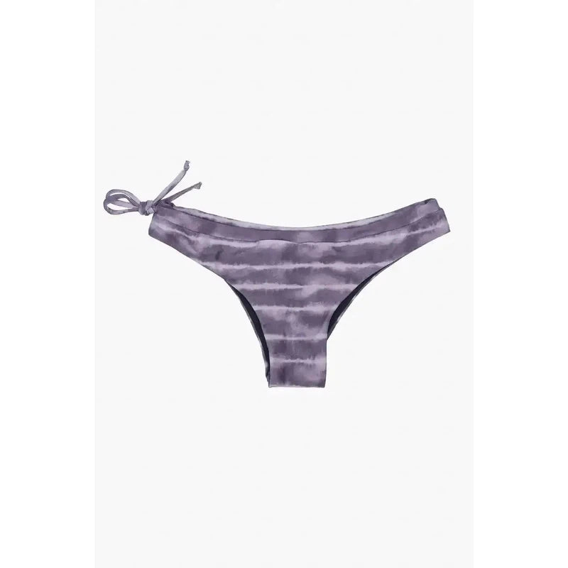 Main Design Bikini Bottom Blush - stormy tie dye purple