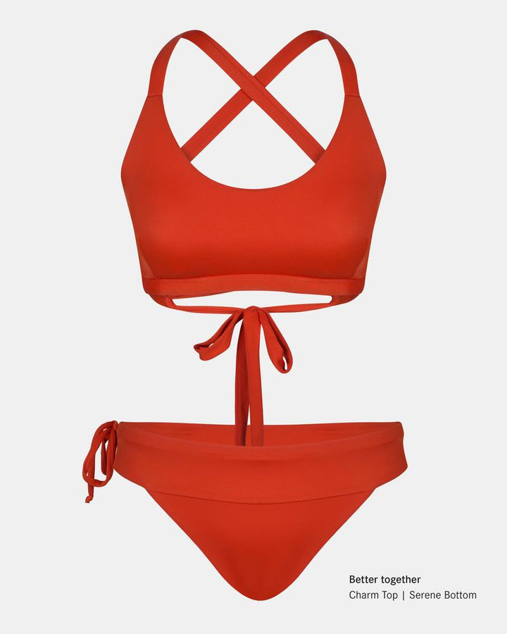 Main Design Bikini Top Charm Surf