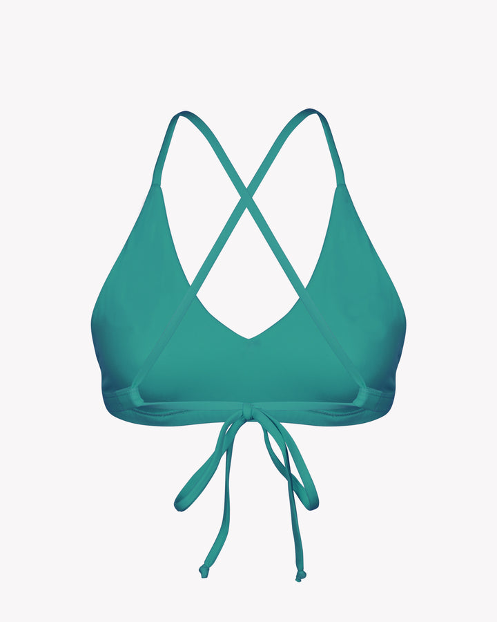 Main Design Bikini Top Pasta - emerald