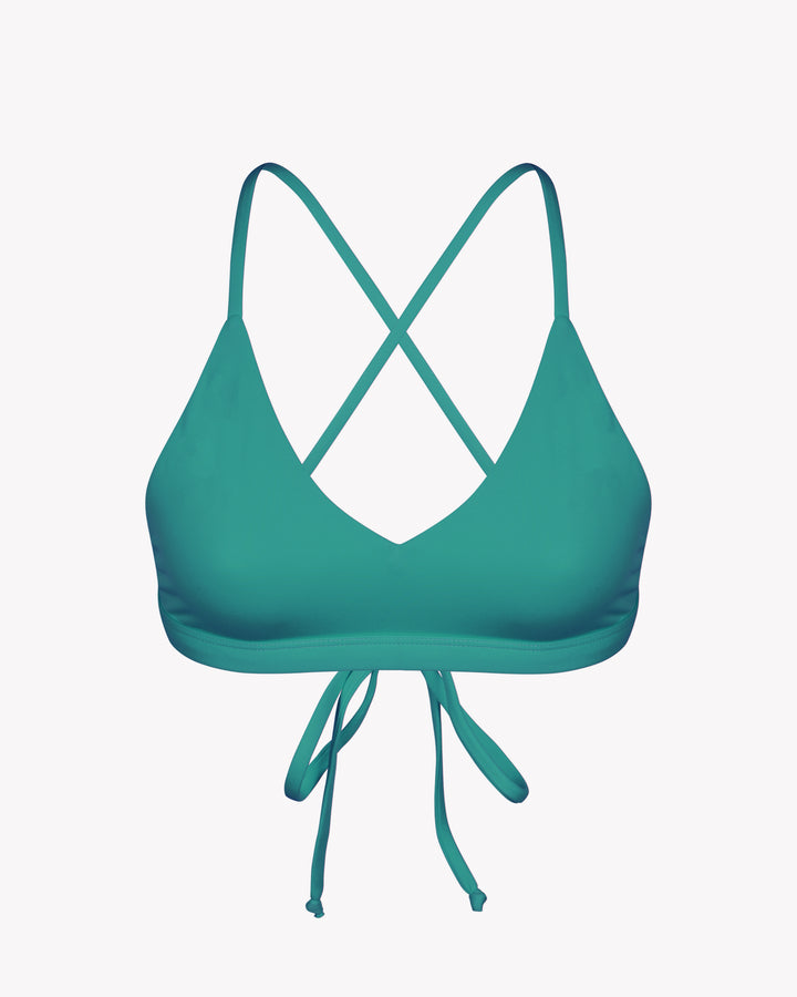 Main Design Bikini Top Pasta - emerald