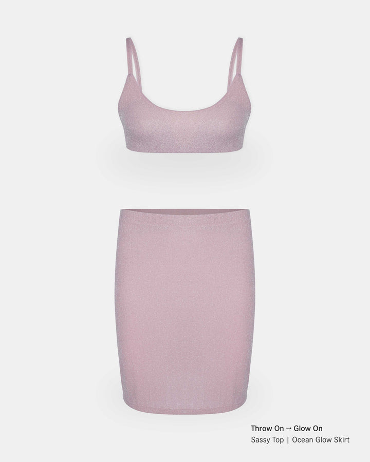 Main Design Bikini Top Sassy Glitter