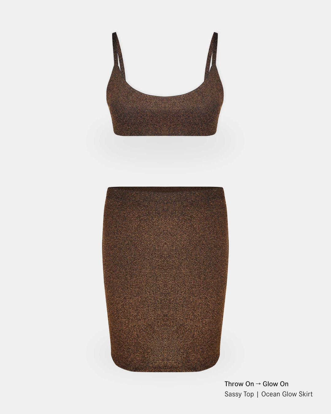 Main Design Bikini Top Sassy Glitter