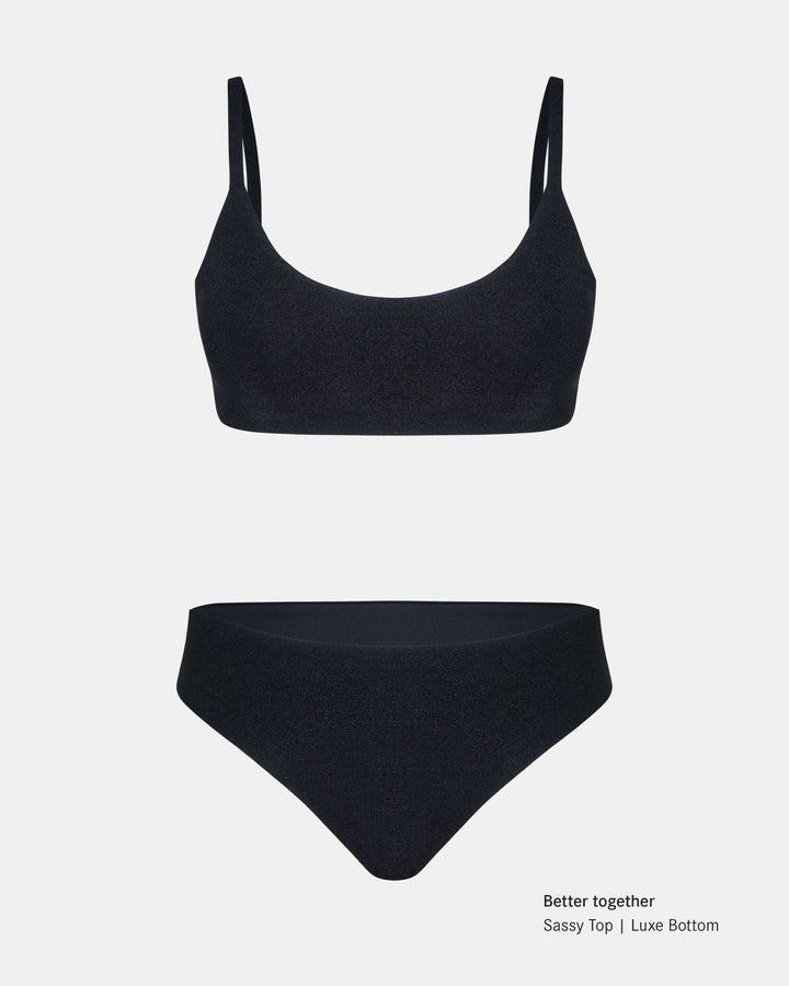 Main Design Bikini Top Sassy Glitter