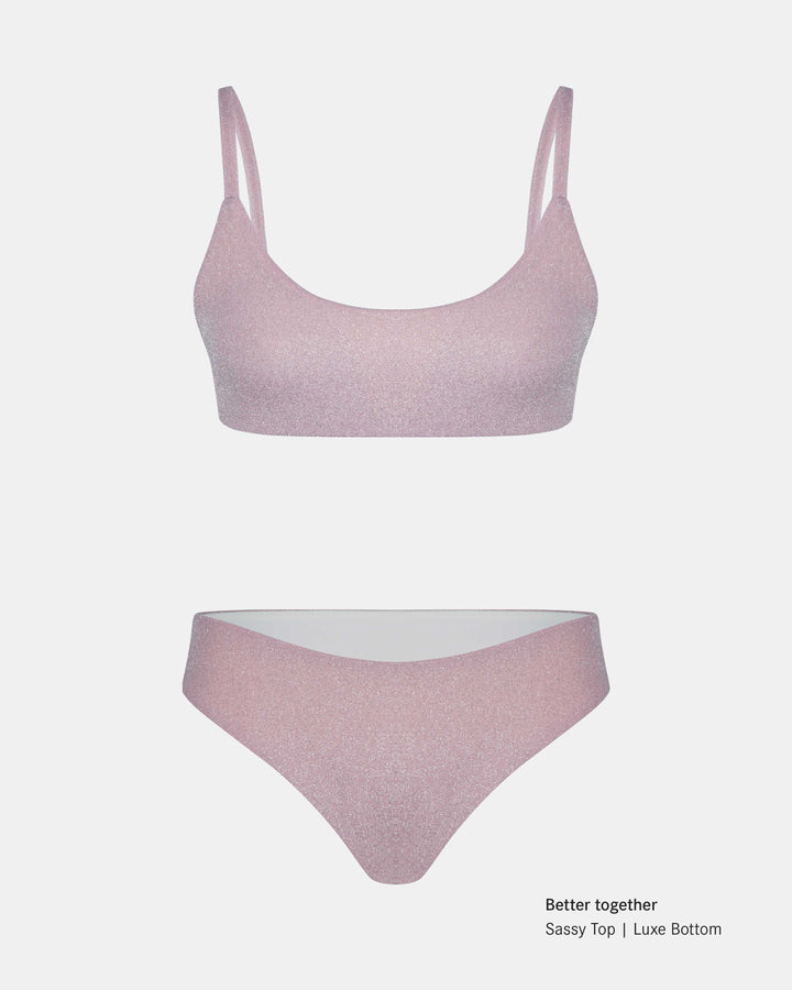 Main Design Bikini Top Sassy Glitter