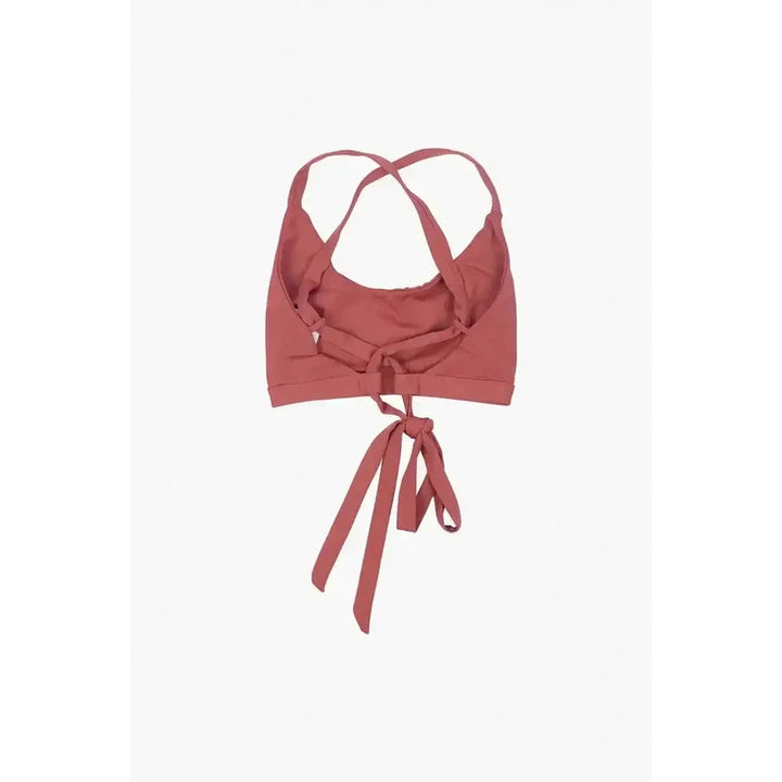 Main Design Damen Bikini Top Charm - dark coral