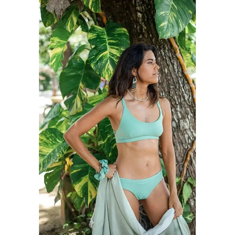 Main Design Damen Bikini Top Charm - seabreeze mint