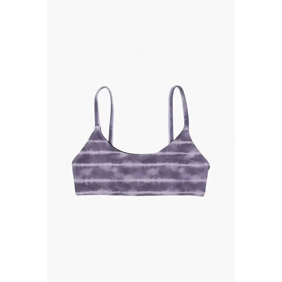 Main Design Damen Bikini Top Sassy - stormy tie dye purple