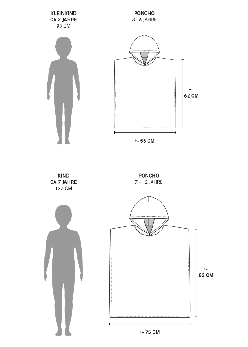 Main Design Kinder Badeponcho Flow
