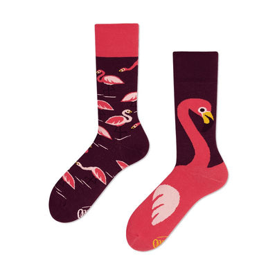 Many Mornings Socken -Pink Flamingo
