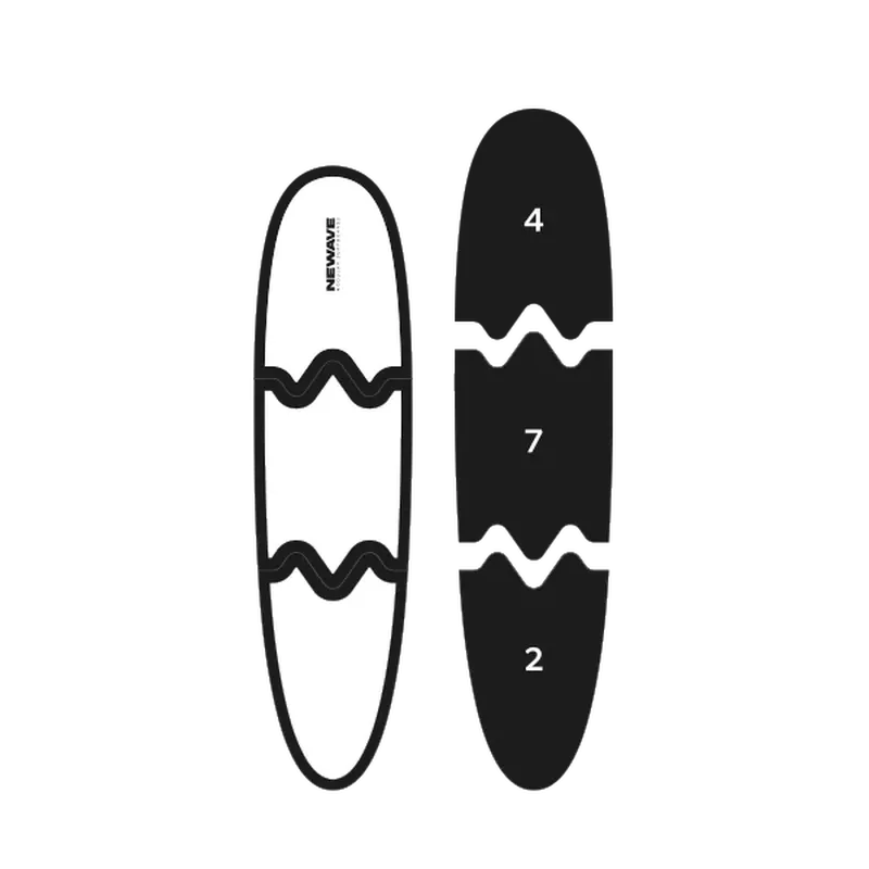 Newave Surfboards Mini-Malibu 7'6" 55L (preorder)