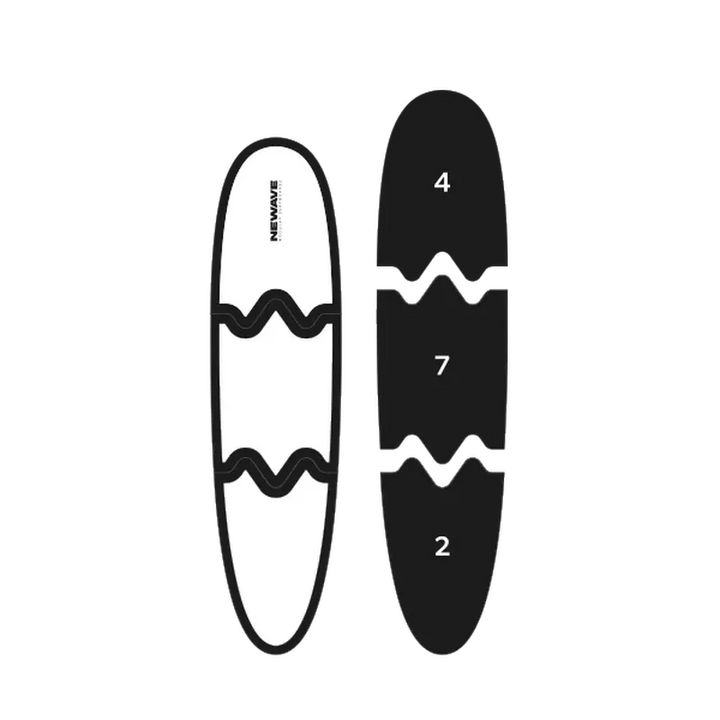Newave Surfboards Mini-Malibu 7'6" 55L (preorder)