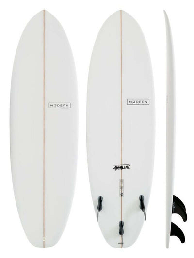 Modern Surfboards Highline 2.0 5'9"- Clear