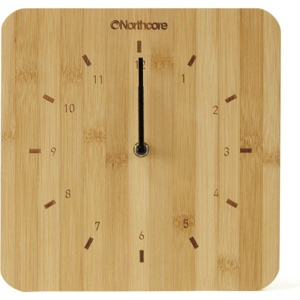 Northcore Bambus Wand Uhr - bamboo