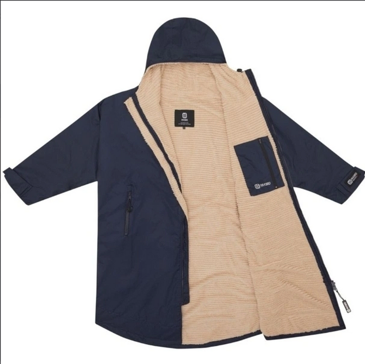 Nyord Primaloft Outdoor Poncho - navy/ecru