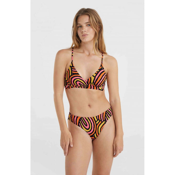 O'Neill Bikini Top Maoi - orange rainbow stripe