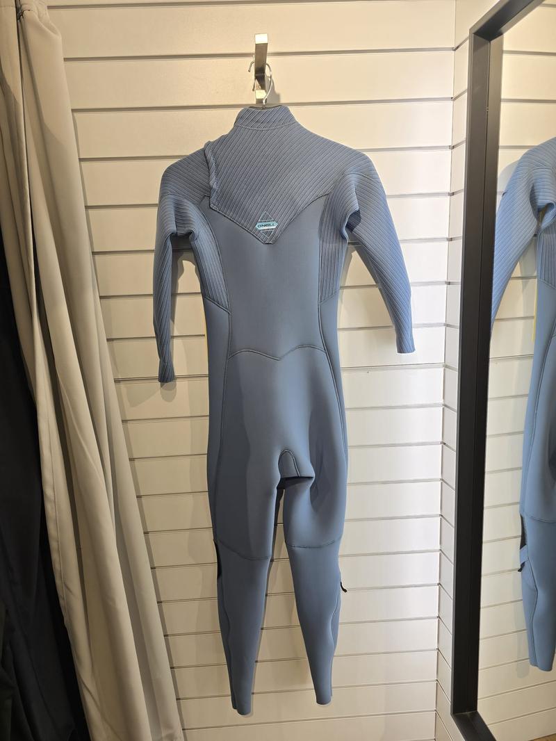 O'Neill Damen Neoprenanzug Hyperfreak 4/3+mm Chestzip - Blau Grösse 8T (Miete)