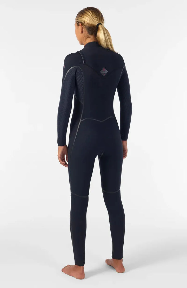 O'Neill Damen Neoprenanzug hyperfreak fire 4/3+ mm Chestzip - Black/Black