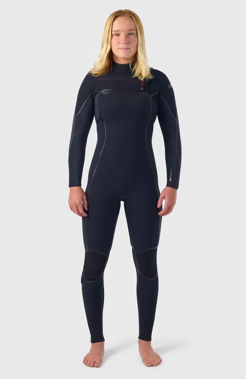 O'Neill Damen Neoprenanzug hyperfreak fire 4/3+ mm Chestzip - Black/Black