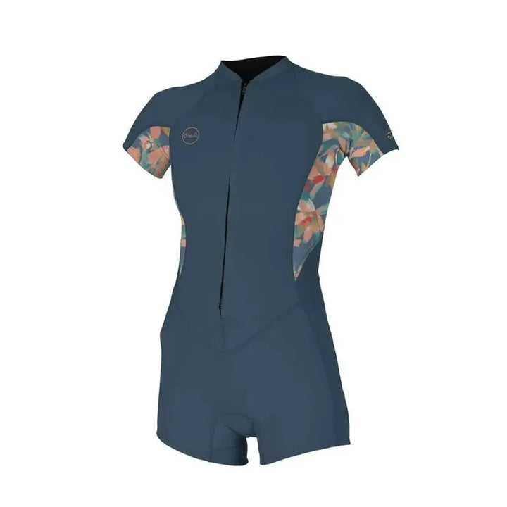 O'Neill Damen Shorty Bahia 2/1mm Frontzip - copen blue/ tropic