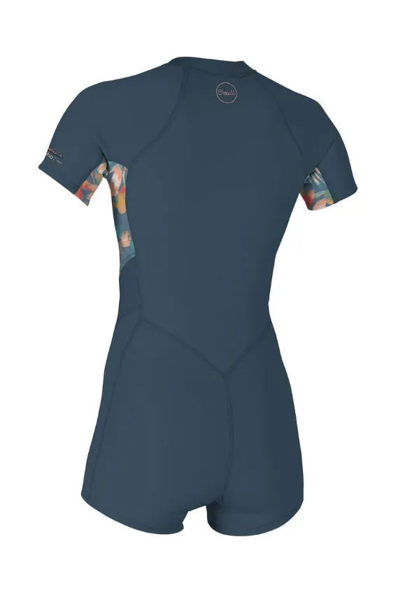 O'Neill Damen Springsuit Bahia 2/1mm Frontzip - copen blue/ tropic