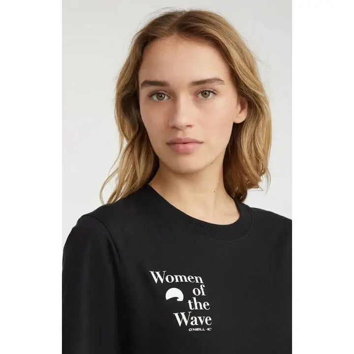 O'Neill Damen T-Shirt WOW Women Of The Wave - black out