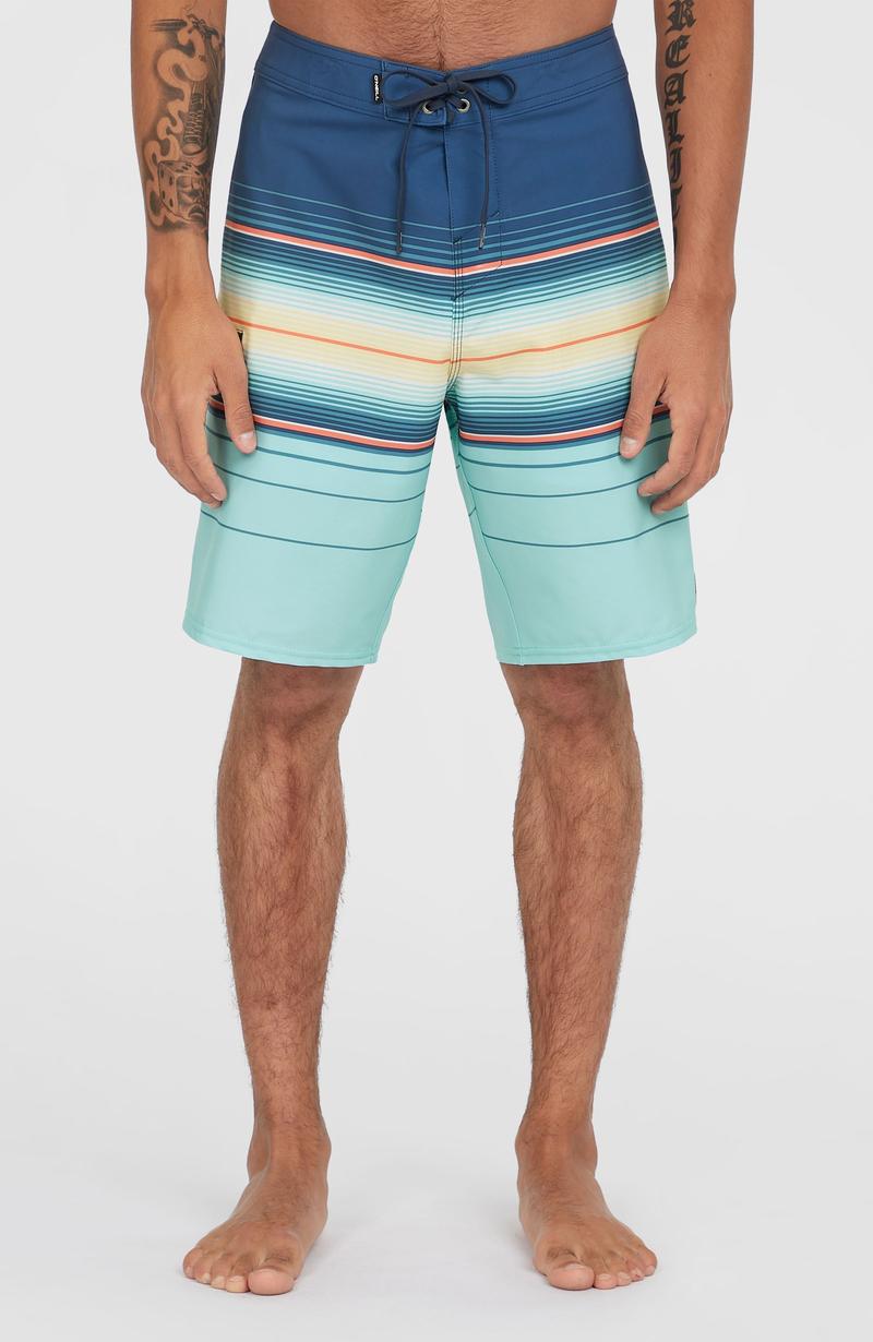O'Neill Herren Boardshort Hyperfreak Heat Stripe 21" - Indigo Heat Stripe