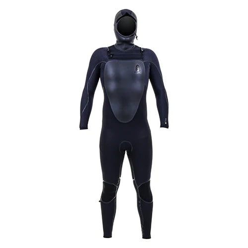 O'Neill Herren Neoprenanzug Mutant Legend 5/4mm Chest Zip W/Hood - black/tempered steel