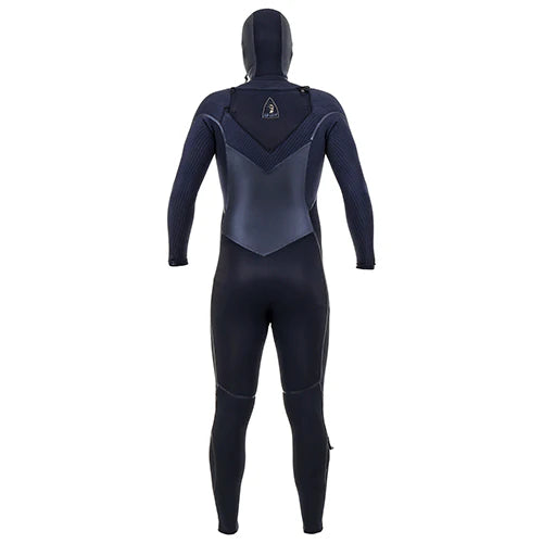 O'Neill Herren Neoprenanzug Mutant Legend 5/4mm Chest Zip W/Hood - black/tempered steel
