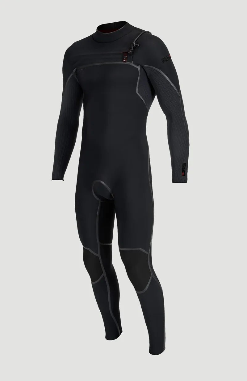 O'Neill Herren Neoprenanzug hyperfreak fire 4/3+ mm Chestzip - Black/Black