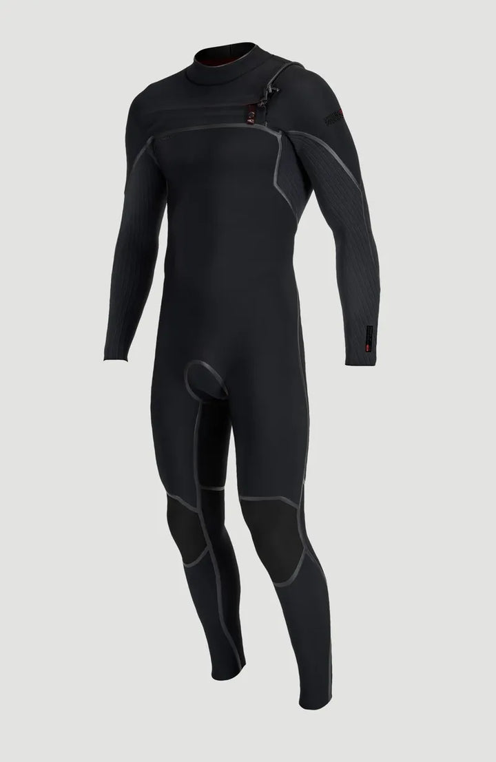 O'Neill Herren Neoprenanzug hyperfreak fire 4/3+ mm Chestzip - Black/Black